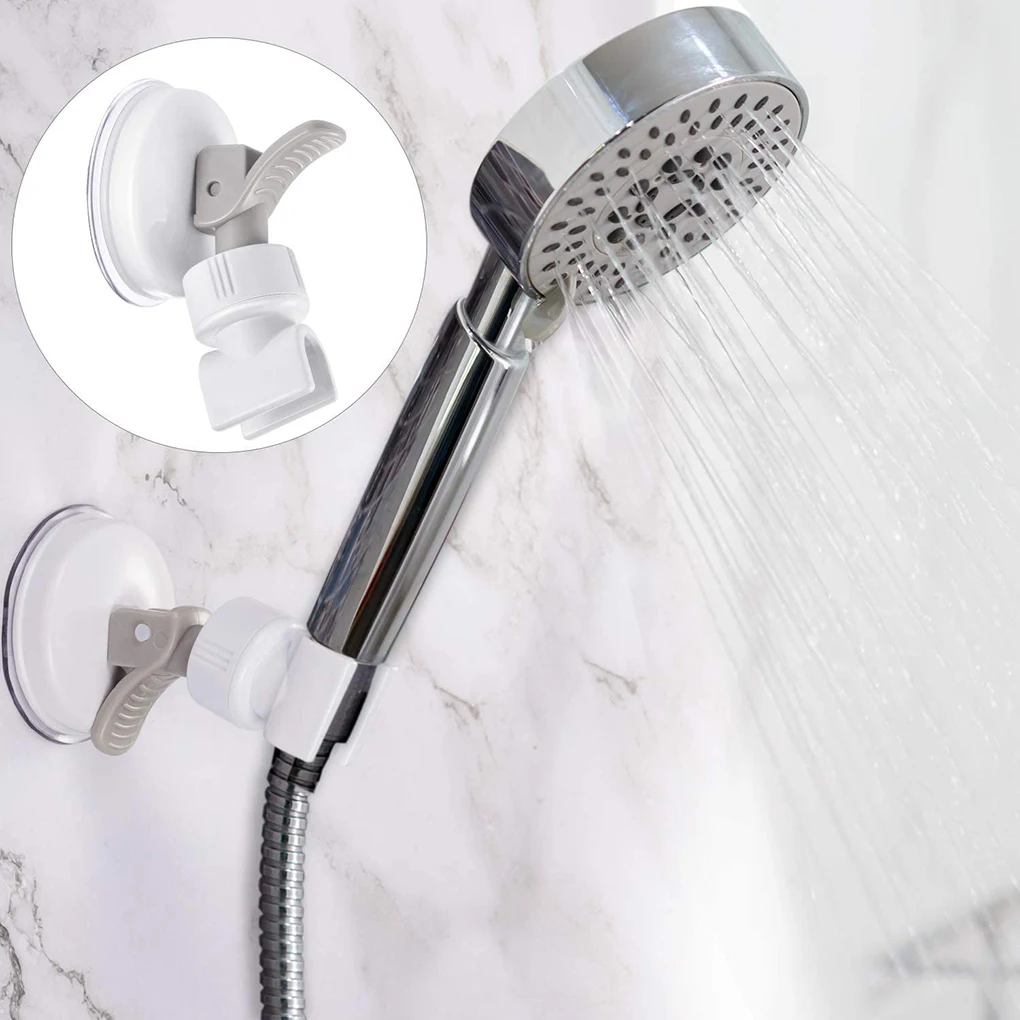Support Pommeau Douche Castorama PARENCE.- Support De Pomme De Douche Réglable Amovible - Support Mural à Ventouse Pour Pommeau, Douchette, 360 Sans Perçage