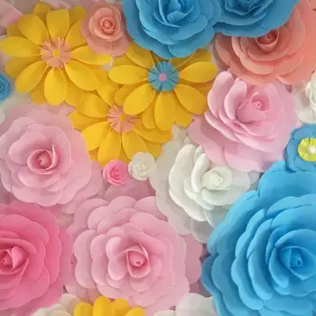 

2017 New Popular Artificial Rose Flower DIY Craft Ornament For Wedding Party Backdrop Centerpiece Decoration Supplies 4 Size