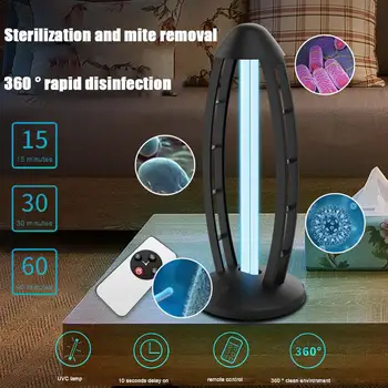 

UV Lamp 110V/220V 3-Timer Ultraviolet Ozone Light with Remote Control