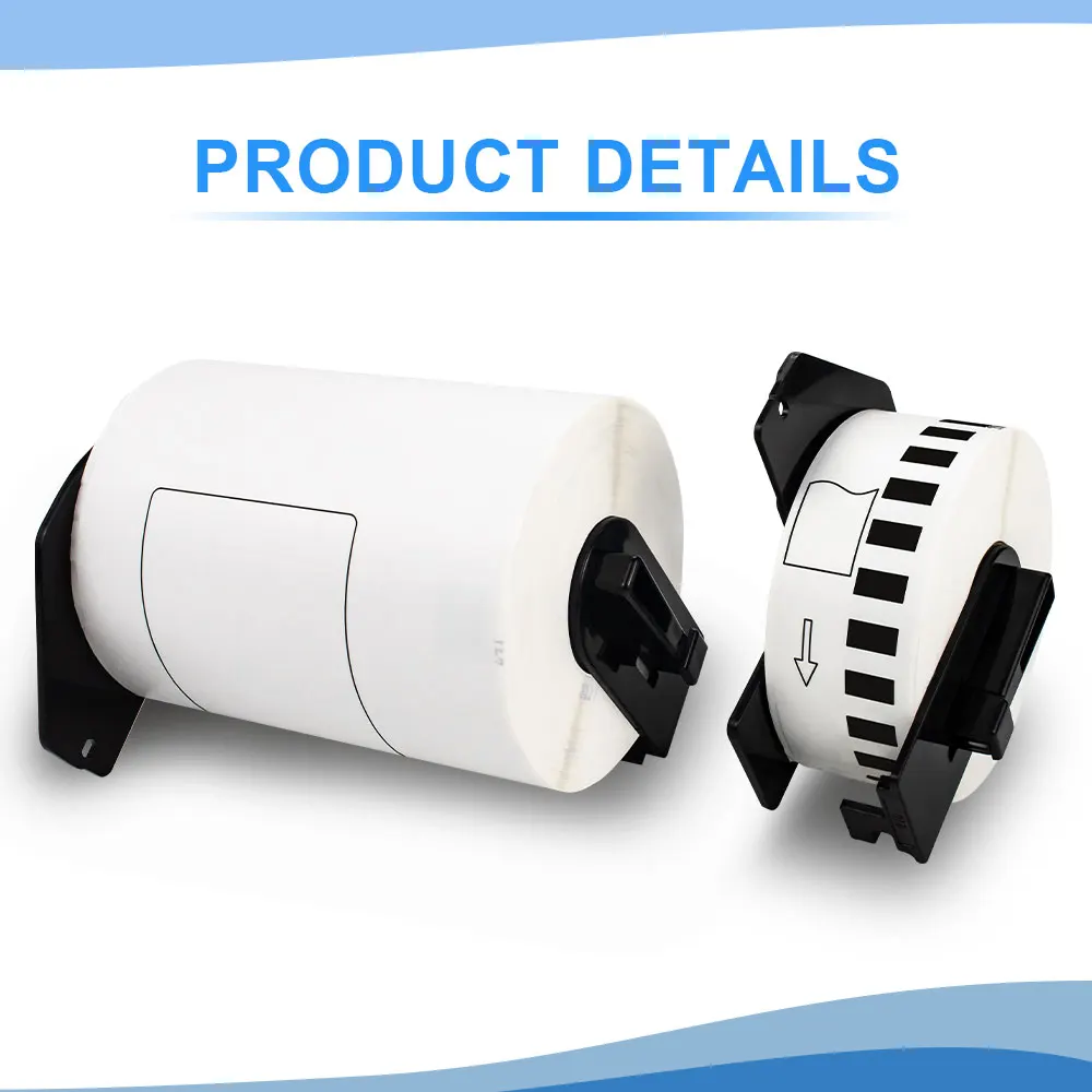 Labelwell DK 11201 29 мм * 90 400 шт. совместимая с этикетками Brother фотобумага для принтера