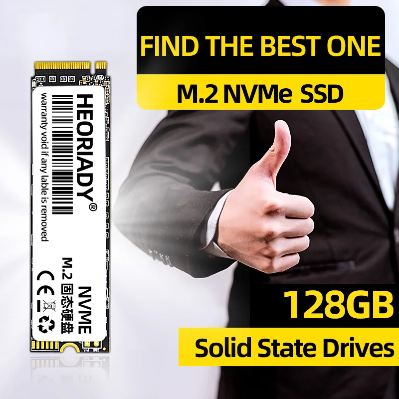 Твердотельный накопитель heoriady ssd m.2 nvme 128 ГБ 2280 pcie 3 0 m2 для ноутбука настольного ПК