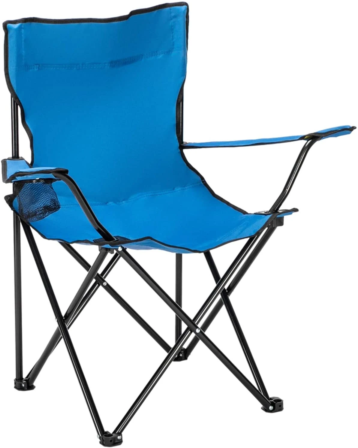 Silla plegable para acampar, con reposabrazos y bolsa de ligera y 80x50x50cm, color azul|Sillas playa| - AliExpress