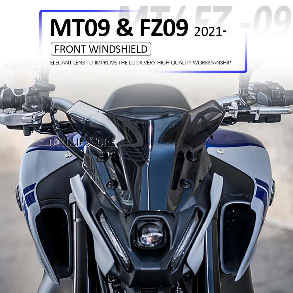 novo windshield windscreen para yamaha mt acessórios da motocicleta defletores de vento