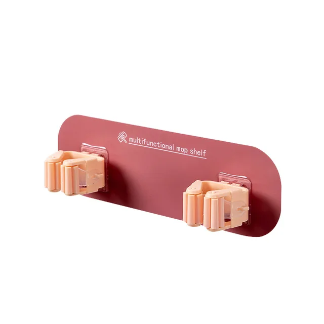 2-Ből Ragasztó, Többcélú Horgok Konyhai Fürdőszoba Erős Fogas A Mop Seprű Esernyőjéhez - Image 6