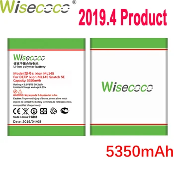 

WISECOCO 5350mAh Battery For DEXP Ixion ML145 Snatch SE Phone In Stock Latest Production High Quality Battery+Tracking Number