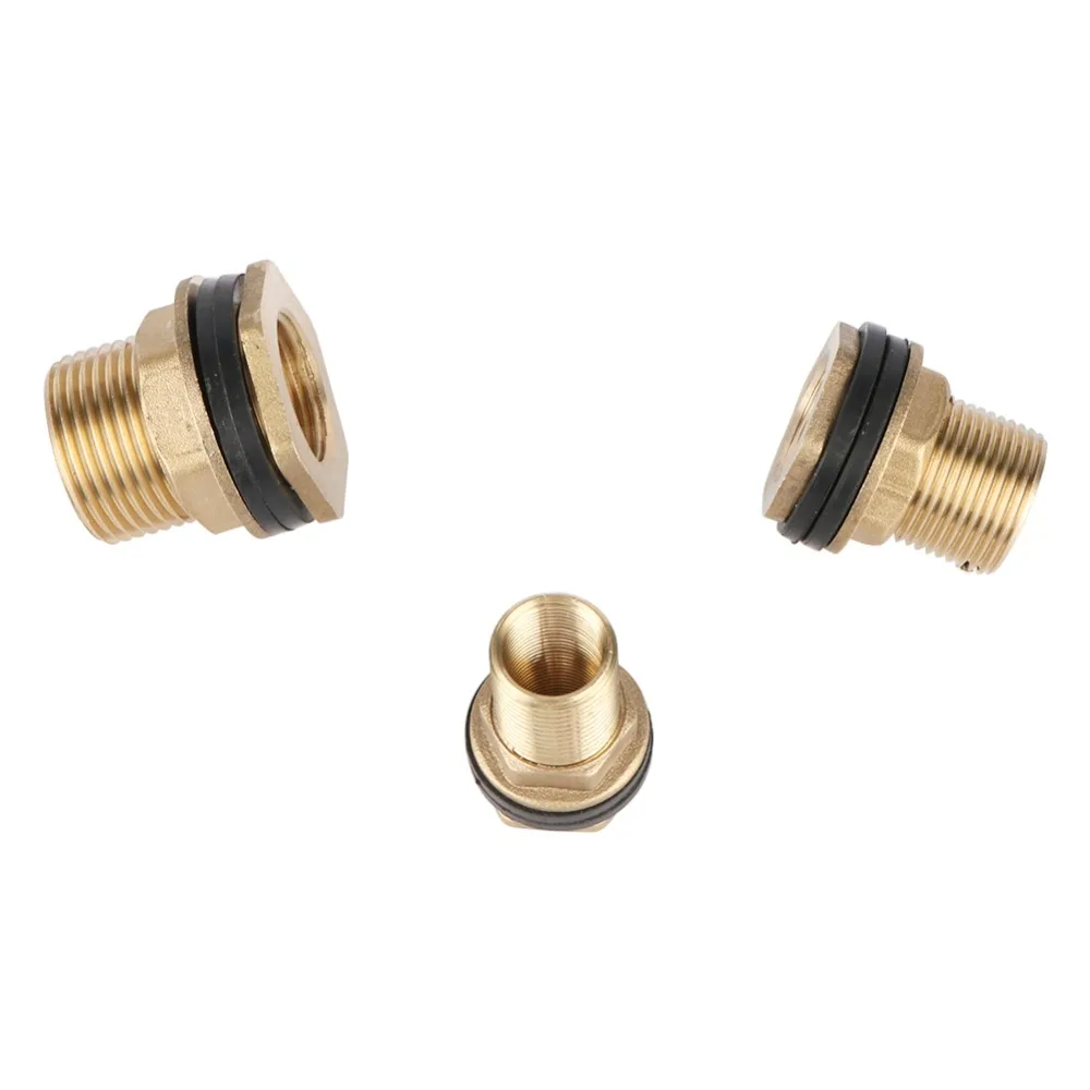 Gardening Tools 1/2 3/4 1 Male Thread To 3/8 1/2 3/4 Female Thread Brass Water Tank Water Tower Pipe Drain Adapters 1 pc