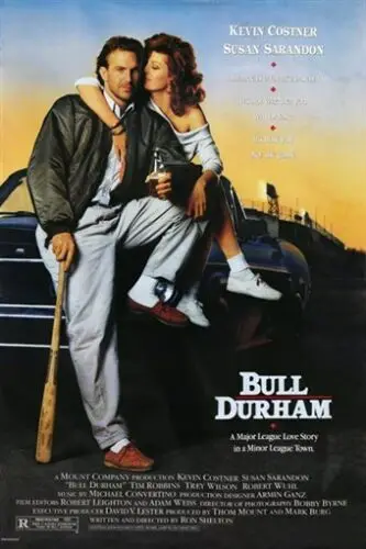 BASEBALL CLASSIC bull durham MOVIE POSTER susan sarandon kevin costner SILK Decorative Wall paint 24x36inch | Дом и сад