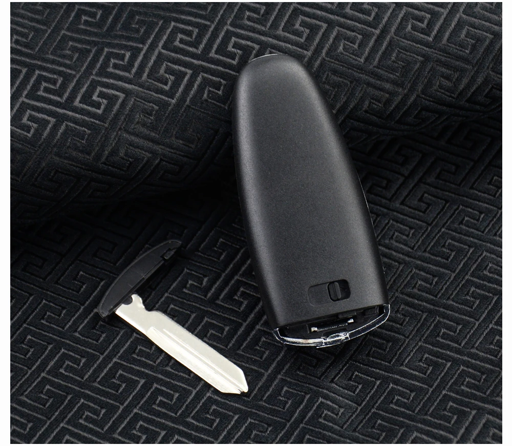 OkeyTech 315/433Mhz 5 Button Remote Car Key for Ford Explorer Edge Escape Flex Taurus Fob Smart Card with ID46 Chip Uncut Blade