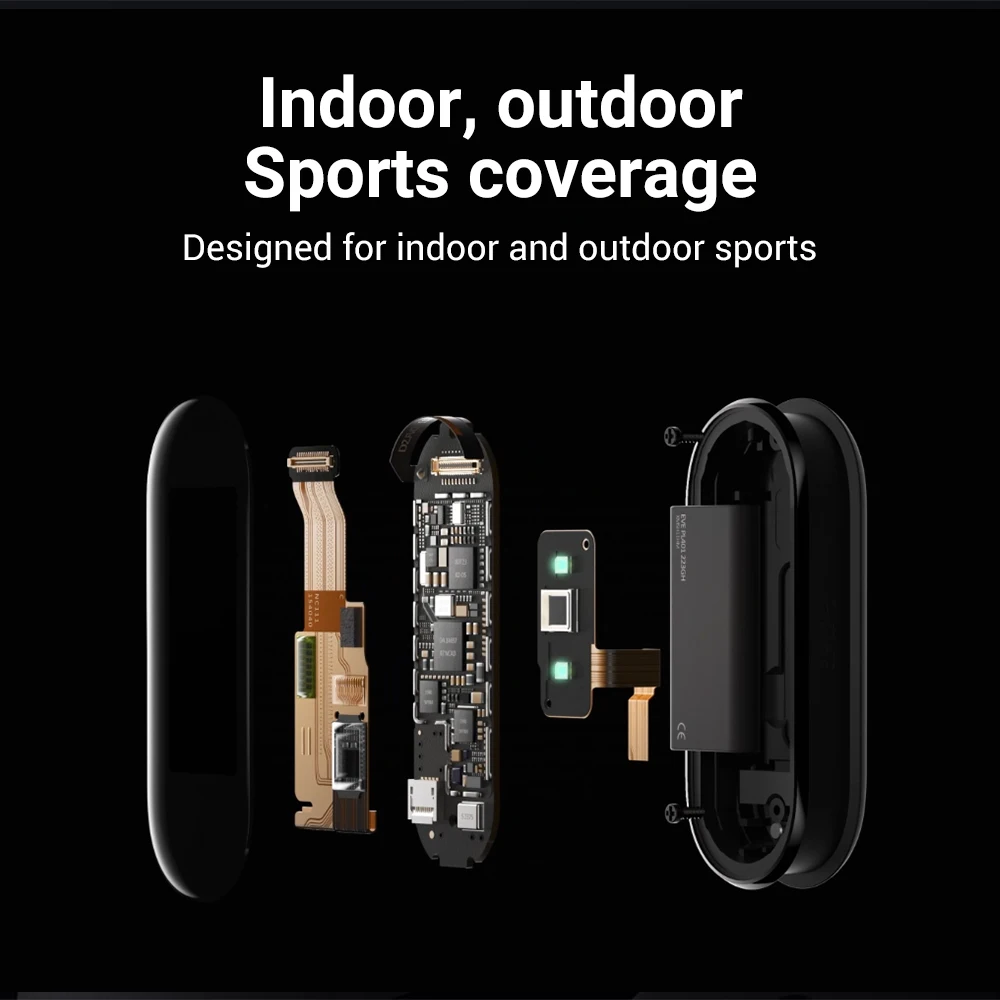 Смарт браслет Xiaomi Mi Band 5 фитнес трекер с AMOLED экраном 4 цвета
