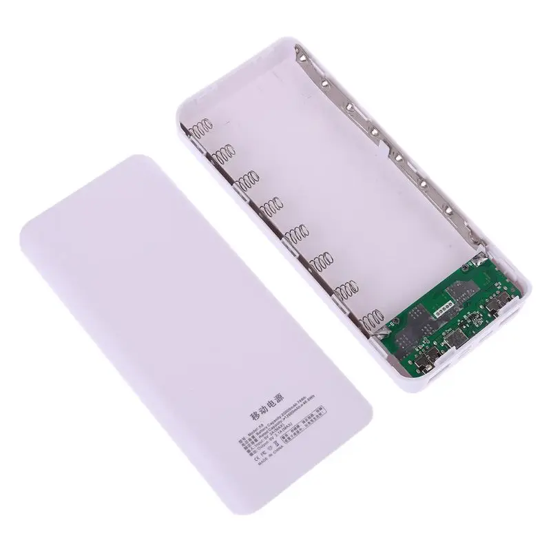 Двойной корпус внешнего аккумулятора USB Type C комплект для самостоятельной сборки