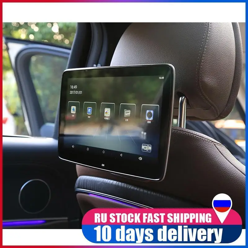 8 ядерный HD Android 1 Автомобильный подголовник монитор WIFI DVD видео плеер Bluetooth