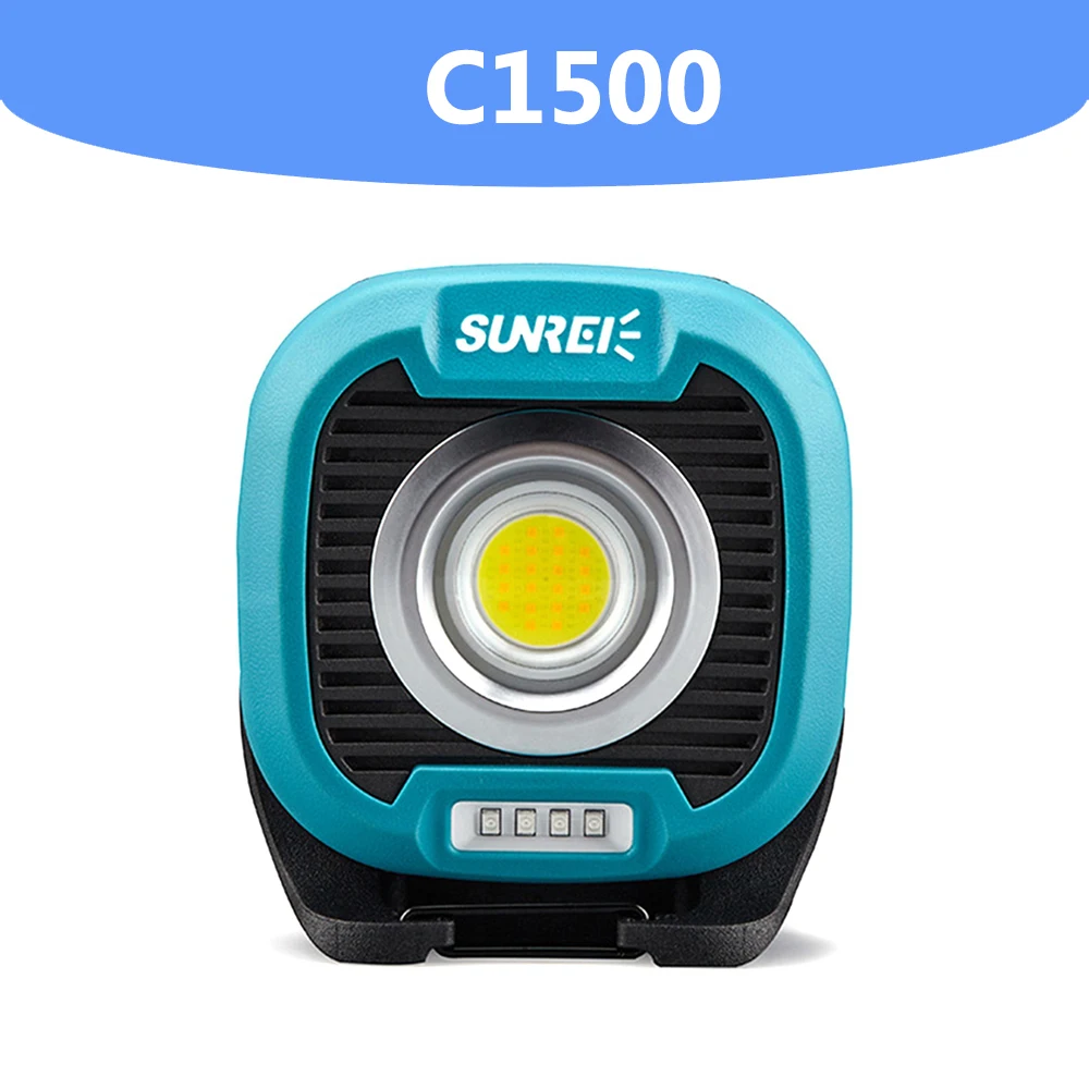 SUNREE C1500 Multifunction Camping Light Fashion Portable Outdoor LED Rechargeable Tent Lights Cordless Work Light