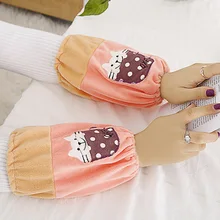 Длинные манжеты противообрастающие студенческие офисные женские рукава корейский стиль Мужские нарукавники осенние и зимние домашние рабочие нарукавники