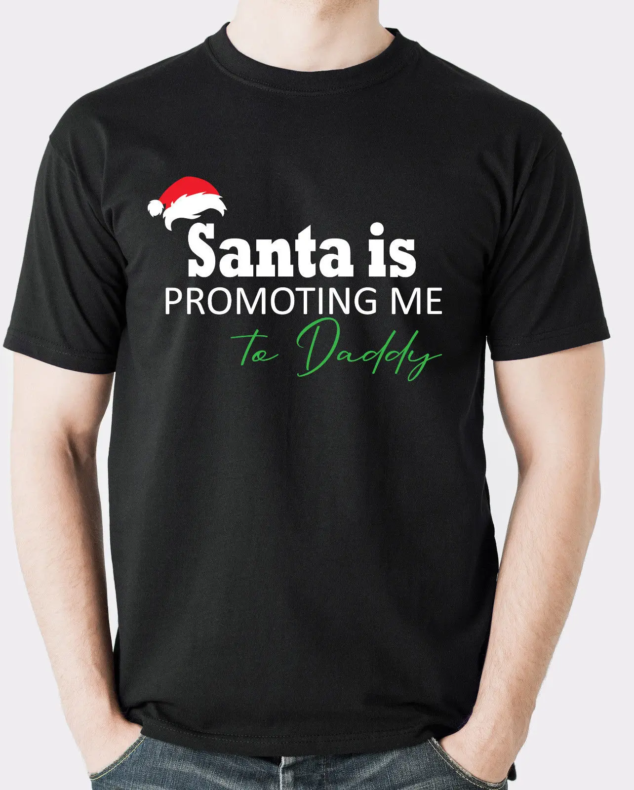 Christmas Pregnancy reveal Daddy to be black T-shirt. Baby announcement Gift Print T-shirt Hip Hop Tee Shirt NEW ARRIVAL tees |