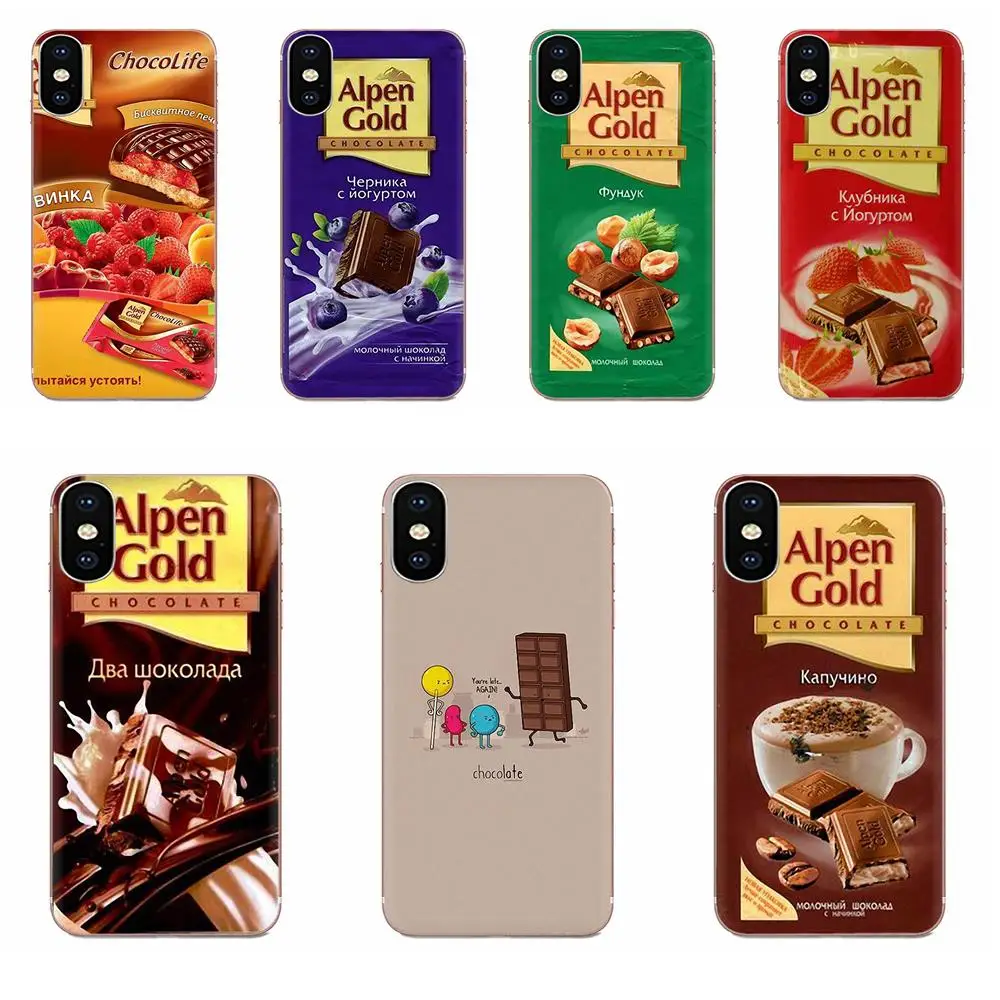 Coqinqfunny шоколадные мягкие узоры для Galaxy Alpha Note 10 Pro A10 A20 A20E A30 A40 A50 A60 A70 A80 A90 M10 M20 M30