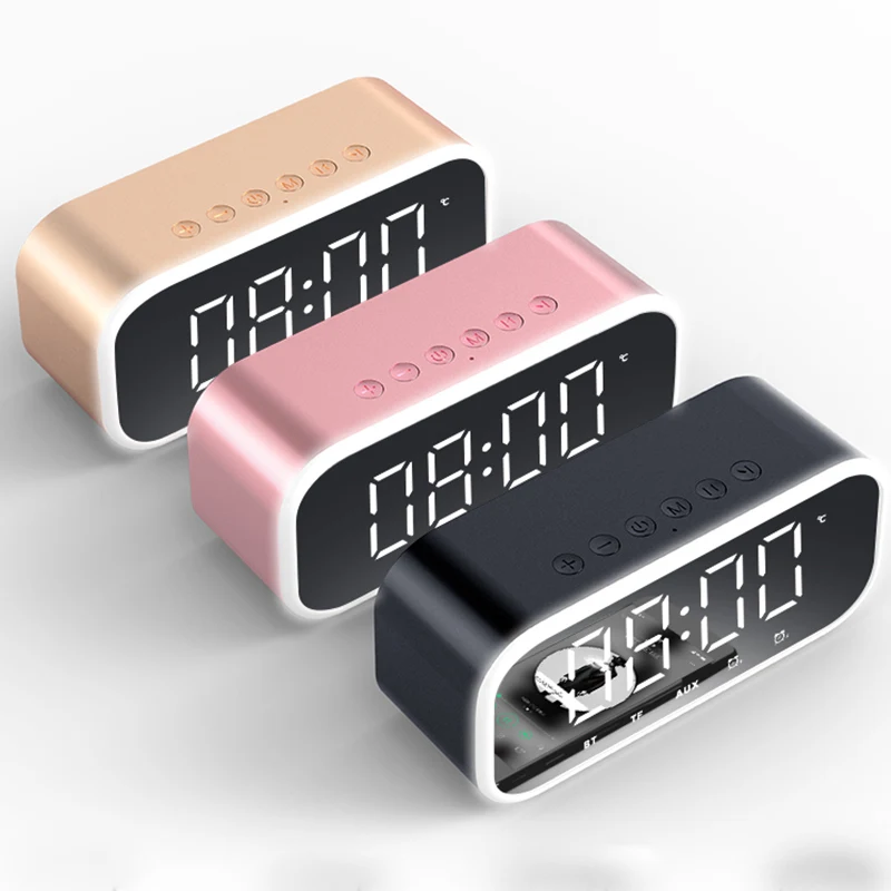 

Wireless Bluetooth Speaker Home Subwoofer Mobile Phone Mini Alarm Clock Bluetooth Small Speaker Portable 3D Surrounding Volume