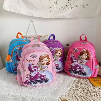 

Disney waterproof Kids Sofia School Bags Children Backpack Elsa Girls Cartoon Backpacks Schoolbags Kids princess Backpack