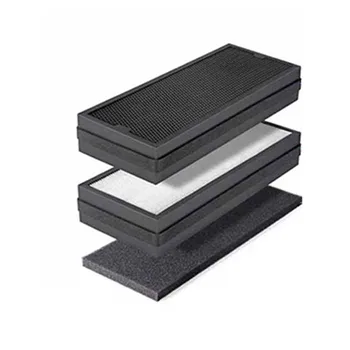 

Custom filter Air purifier filter Replacement HEPA+Activated carbon+Activated carbon cotton set For Tion 3S 390*150*65mm