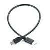 1pc Micro USB Male To Mini USB Male Data Adapter Converter Cable Cord Data Cable 25cm ► Photo 1/4