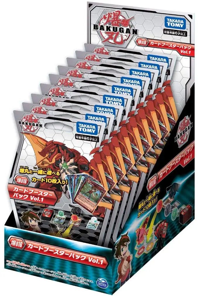 Takara Tomy Bakugan TCG настольные игры карточные игрушки коллекции 10 карт 016 Vol1 028 Vol2 Battle Brawlers BakuCores Planet Toy