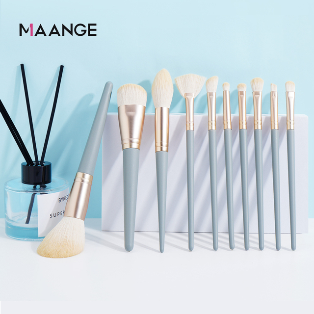 7/10 Pcs Makeup Brushes Soft Nylon Bristles Cosmetics Foundation Powder Blush Eye Shadow Beauty Professional Brushes Sets