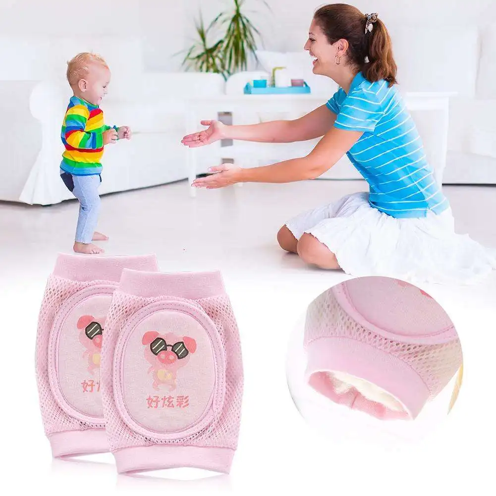 Baby Soft Mesh Anti-slip Elbow Protector Crawling Knee Pad Infant Toddler Safety