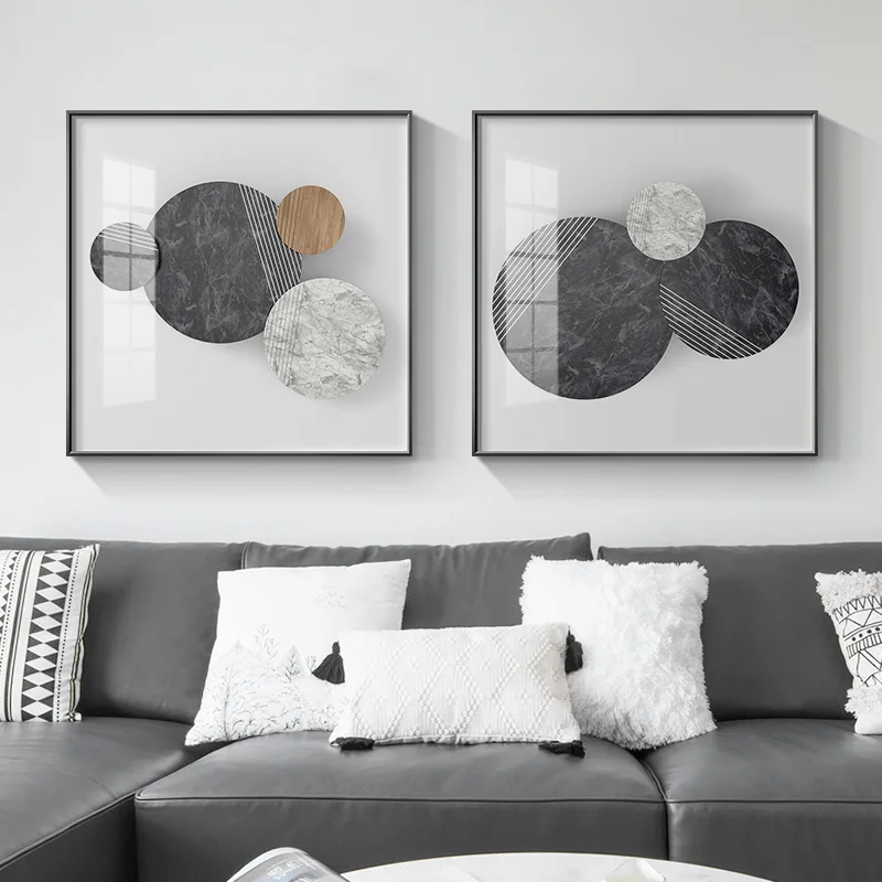 

Abstract Dream Circle pattern Canvas Painting Poster and Print Modern Wall Art Simple Pictures For Living Room Bedroom home deco