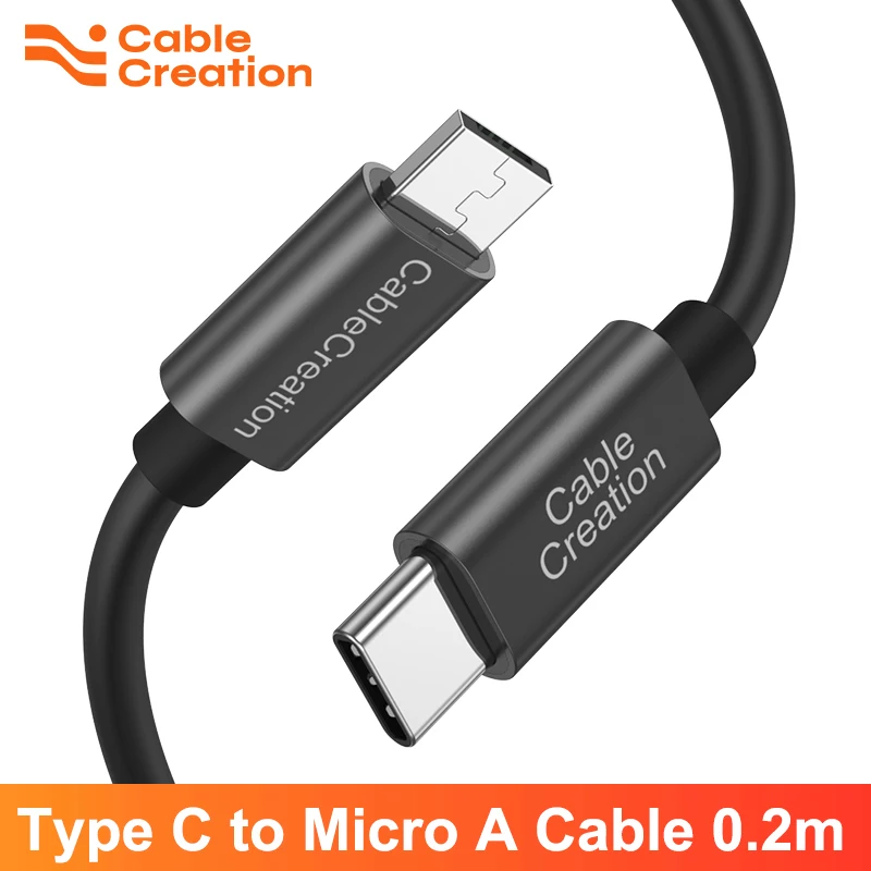Кабель CableCreation USB Type C к Mirco A OTG для контроллера DJI Mavic Spark Pro Platinum Mini Air 0 2 м |