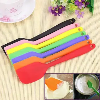 

Home Kitchen Silicone Flexible Spatulas Cake Cream Scraper Cooking Baking Tool