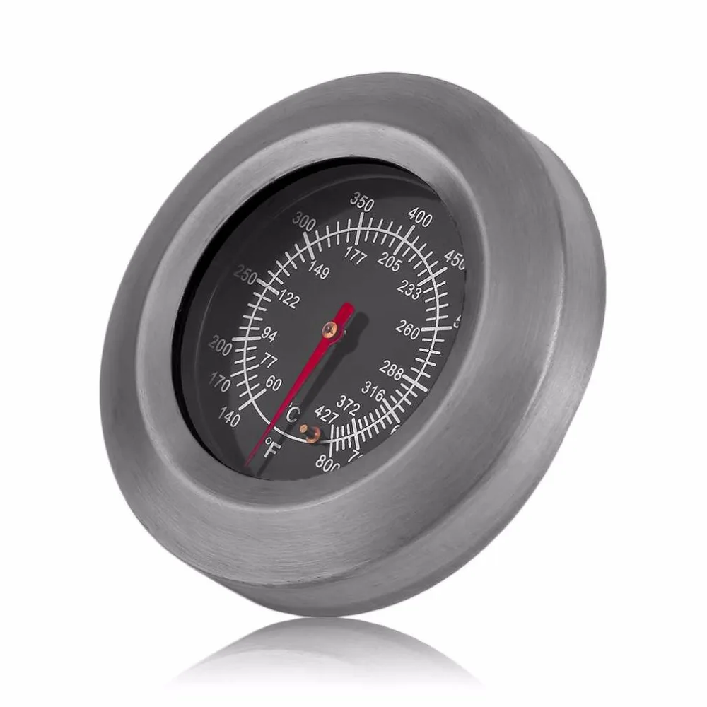 Температурный датчик барбекю металлический термометр 140-800 градусов Фаренгейт печь для приготовления пищи Термометр для духовки