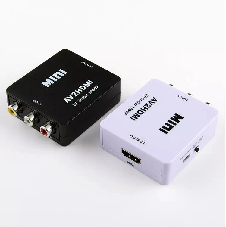 AV в HDMI CVBS в HDMI адаптер HD 720P 1080P AV2HDMI мини av2hdmi видео конвертер HD1080P