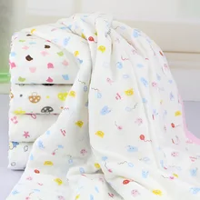 6-Слои Марлевое банное полотенце обертывающее Одеяло летние Стёганое одеяло анти-kick Стёганое одеяло/Airable крышка 90X90 высокой плотности младенцы ванна Полотенца тонкой