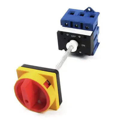 

AC220V AC380V AC690V 80A On/OFF 6 Screw Terminals Rotary Changeover Switch