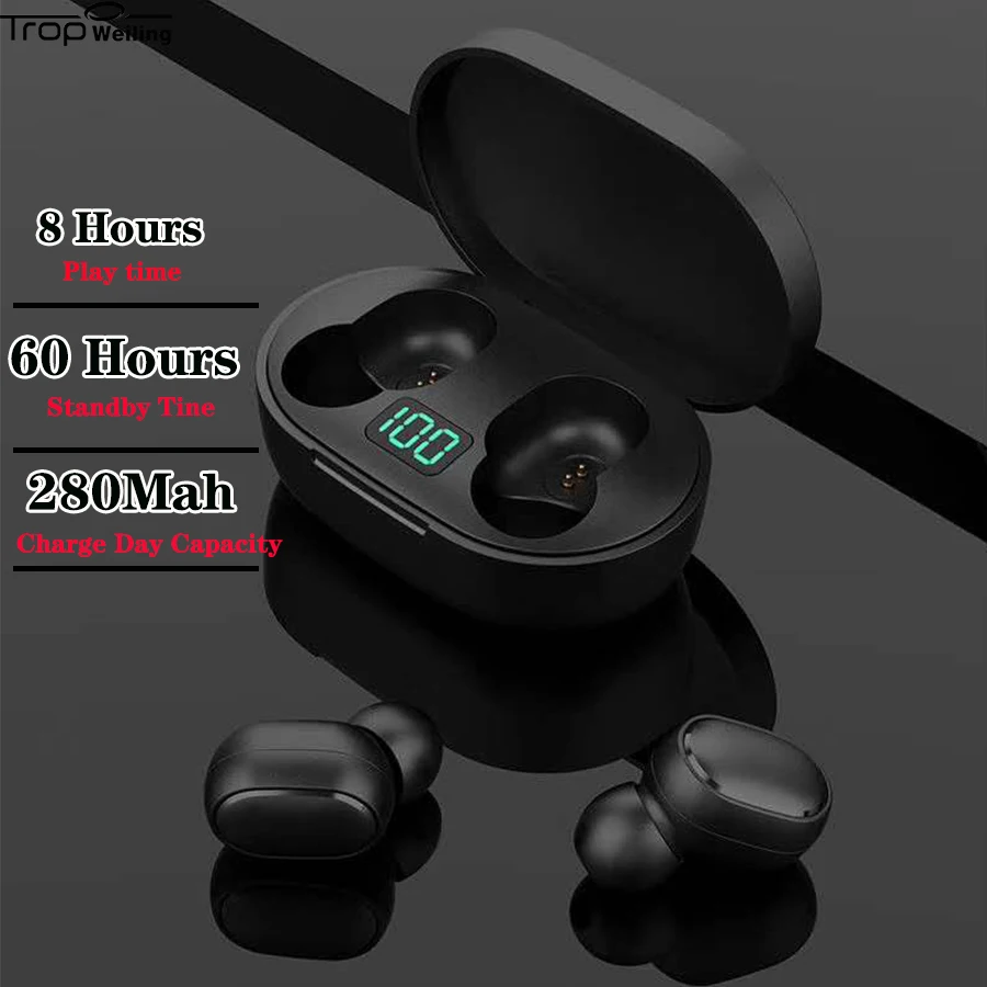 Троп Weiling TWS беспроводные наушники Bluetooth 5 0 с микрофоном Handsfree спортивная