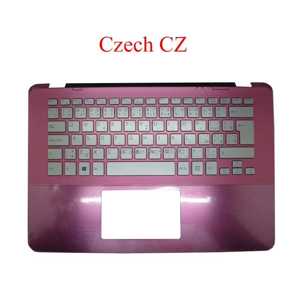 Ноутбук Palmrest CZ NE SW UK PO SP Клавиатура для SONY VAIO SVF14A SVF14A15ST SVF14A1C5E SVF14A1M2E SVF14A1S9R 5JGD5PHN070 |