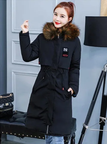 

2019 Autumn And Winter Fat Mm Large Size Reversible Cotton-padded Clothes Female Winter Middle Long Coat