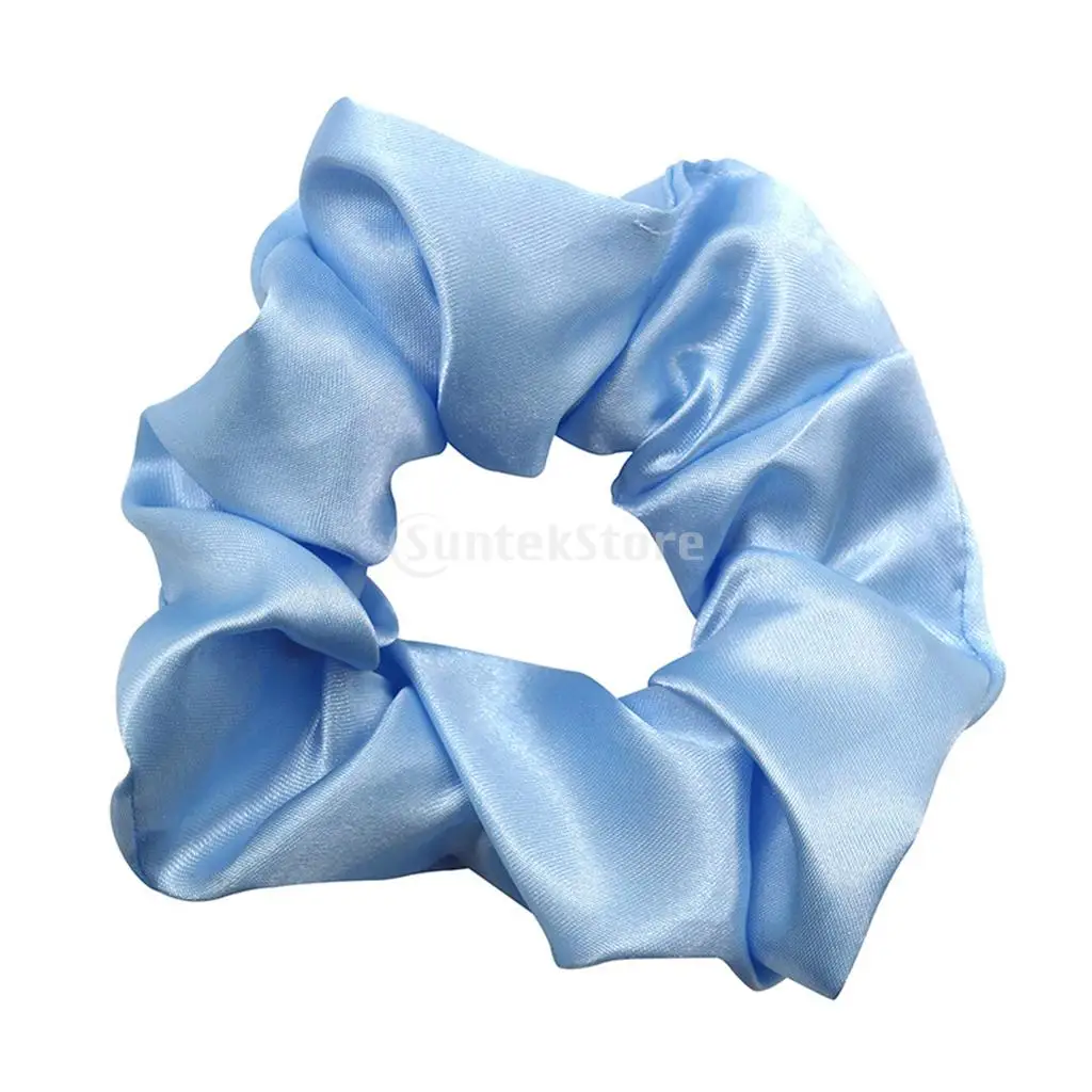 40 Bulk Satin Silky Hair Scrunchies Elastic Hair Ties Rope Band Mixed Colors