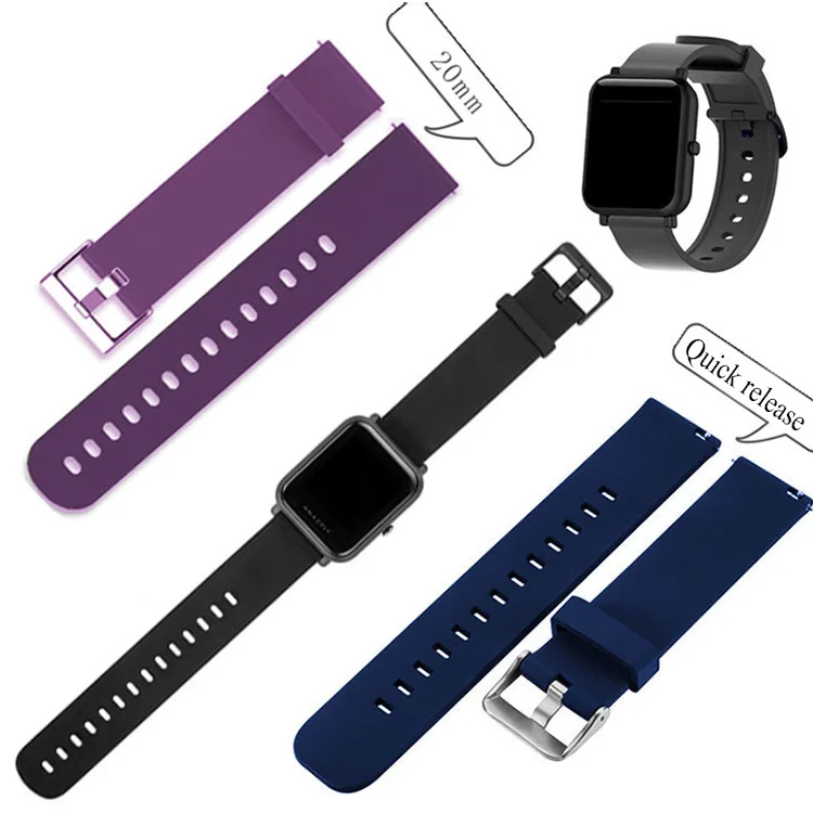 Набор наручных часов для Samsung Galaxy Watch Active 2 40 мм 44 полосы 20 мягкий силиконовый