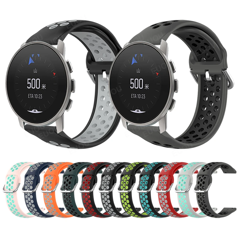 Easyfit Soft Sports Silicone Band For SUUNTO 9 PEAK Wrist Strap Watchband Bracelet For SUUNTO 3 Wristband Replace Accessories