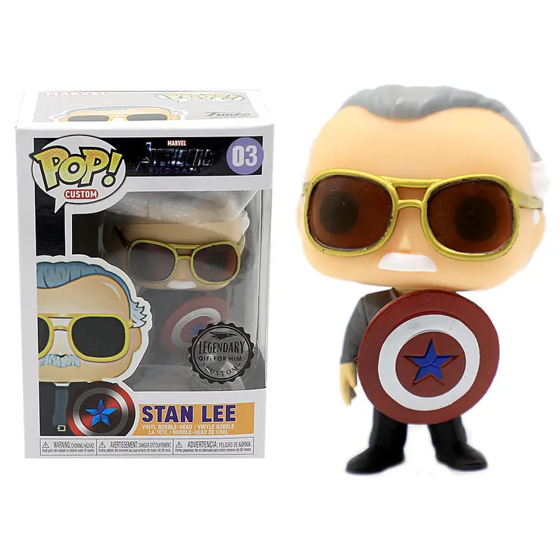 FUNKO POP Endgame отец Marvel Stan Lee & QUAKE Тор Stormbreaker экшн-фигурка коллекция игрушек для детей Рождественский подарок