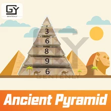 Escape room prop древняя Пирамида реальная жизнь комната побега игра повернуть пирамиду в правильное положение, чтобы открыть секретную комнату
