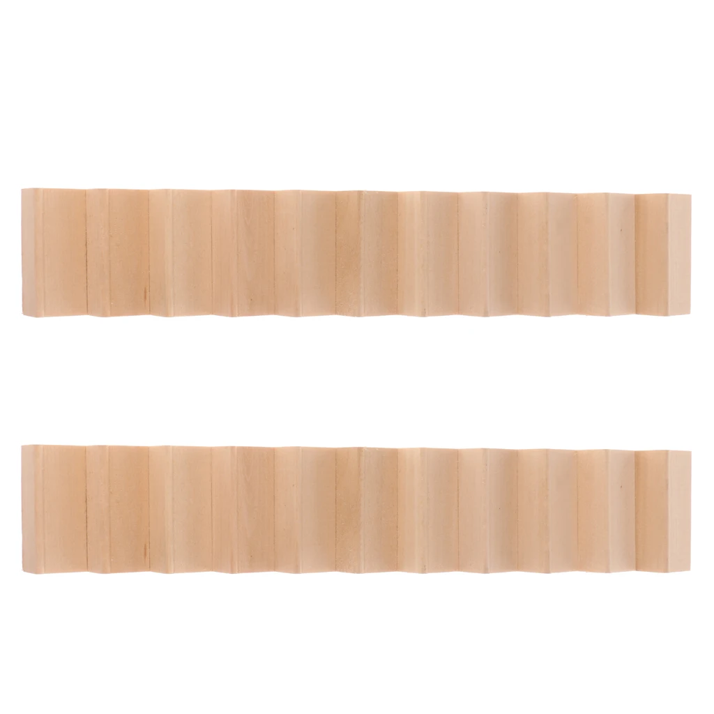 2Pcs 1:12 Dolls House Miniatures Wood Staircase Stair 11-Steps House Building Dollhouse Accessories 2Pcs 1:12 Dolls House Miniatures Wood Staircase Stair 11-Steps House Building Dollhouse Accessories