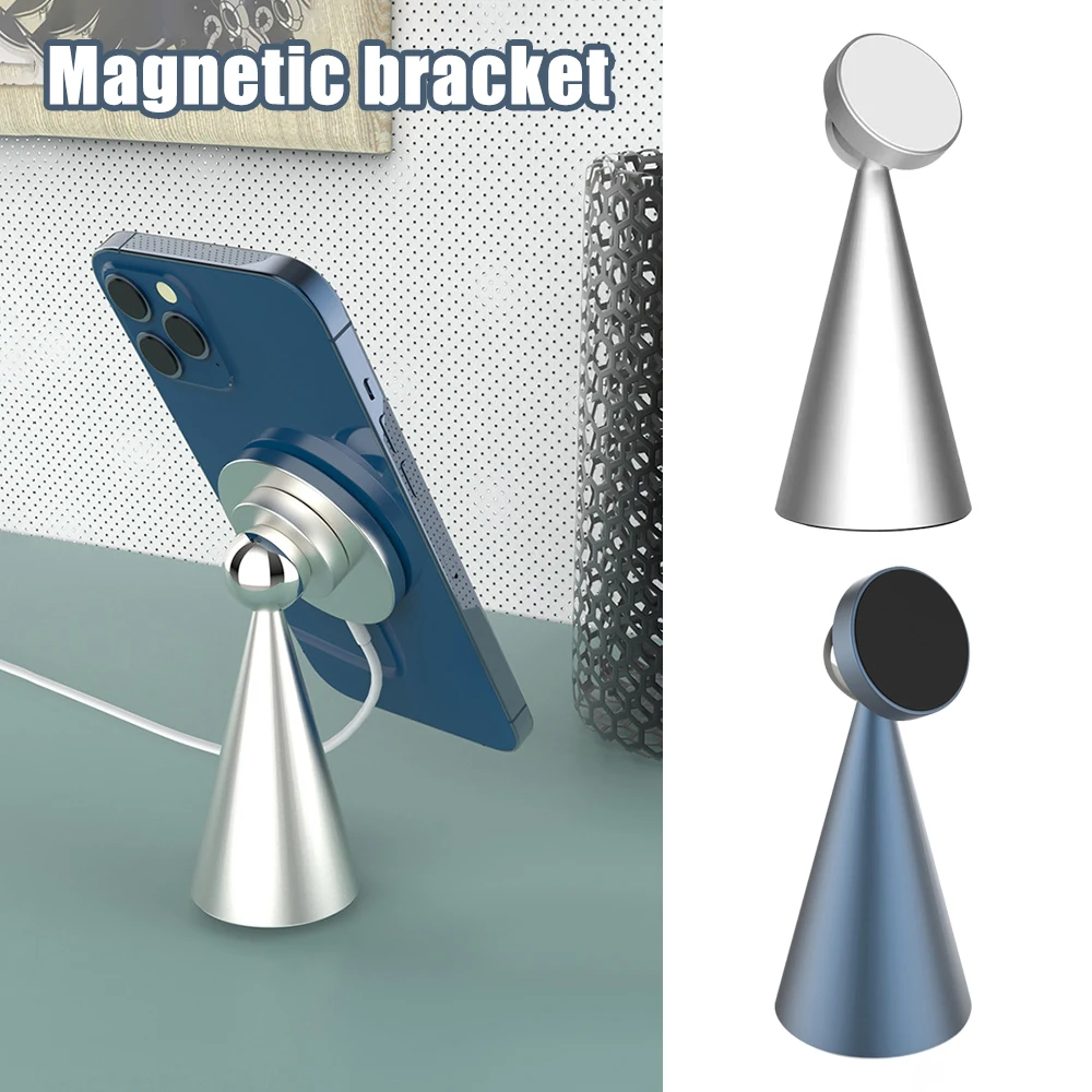 New Desktop Magnetic Phone Stand & Holders for Apple Magsafe To IPhone 12 Pro Max Min & Wireless Charge Pad Charging Station