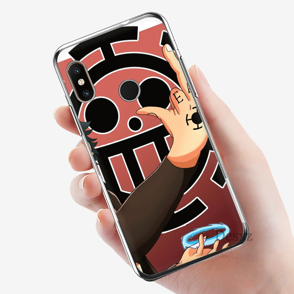 Чехол для мобильного телефона из ТПУ для Xiaomi Redmi Note 4 4X5 5A 6 7 Pro, цельный чехол с логотипом Trafalgar Law - Цвет: 8