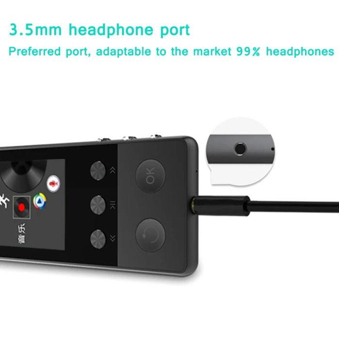 Bluetooth MP4 mp3 плееры 8 Гб HIFI музыка USB портативный 1,8 дюймов TFT экран fm-радио JHP-лучший