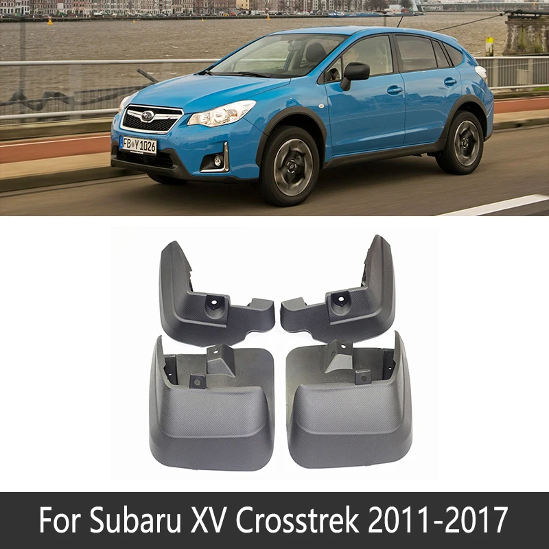 Mudflap for Subaru XV Crosstrek 2011~ Fender Mud Guard Splash Flaps Mudguards Accessories 2012 2013 - Название цвета: 2011-2017