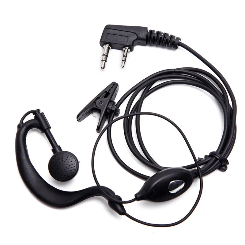 Mic портативная рация с наушниками гарнитура для Kenwood TK3107 Baofeng UV-3R + UV-5R A Plus