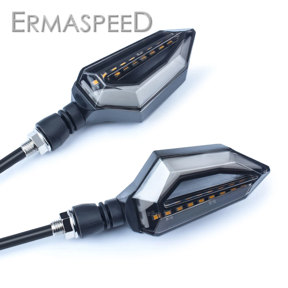 Передние и задние поворотные сигналы мотоцикла светодиодные аксессуары Cafe Racer