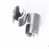 [M2-M20] Stainless Steel 302 Style Threaded Metal Thread Repair Insert Self Tapping Inserts Slotted Screw Threaded ► Photo 3/4