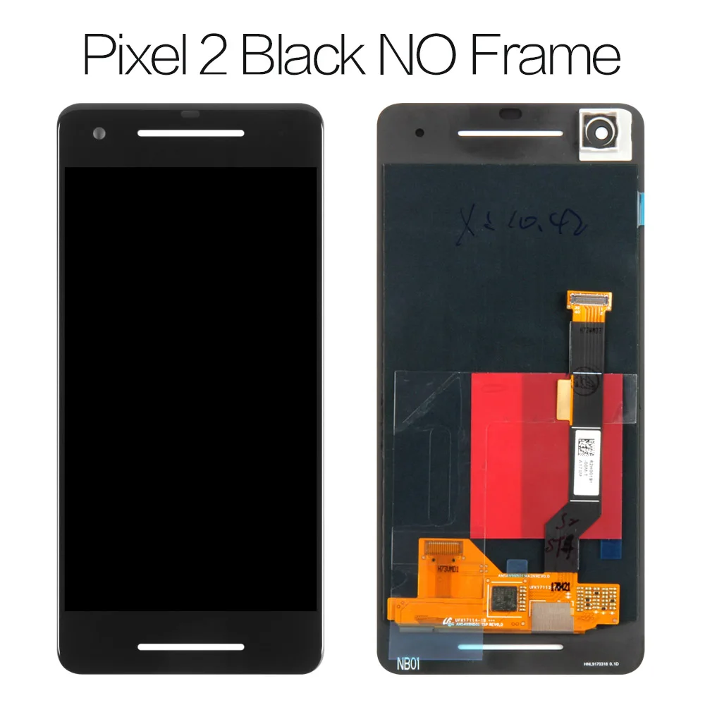 Pixel 2 Black Для 6," Google Pixel 2 XL lcd дисплей кодирующий преобразователь сенсорного экрана в сборе для Google Pixel 2 XL lcd Pixel 2 замена экрана - Цвет: Pixel 2 Black